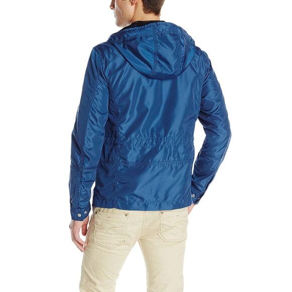 Diesel Mens J-Crive Hoodie Field Jacket Small S Royal Blue - NWT $280 - Picture 2 of 3